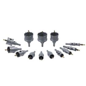 Rviqi-hs-13 Rviqi Tct Hole Saw Set 13 Pcs Carbide Kit 16-53mm With Titanium Plated C