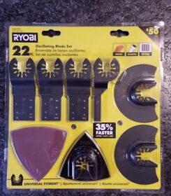 A242201 Ryobi 22 Piece Oscillating Multi-tool Blade Accessory Set