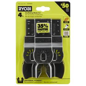 Ryobi 313035586556 4-piece Wood Oscillating Multi-tool Blade Set