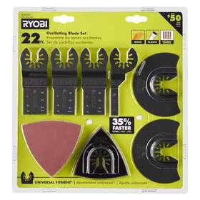 Ryobi 445013846840 22-piece Oscillating Blade Set