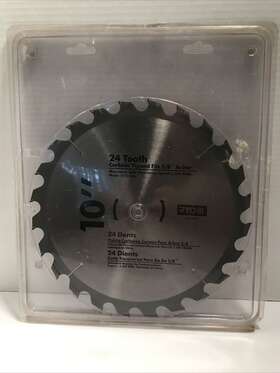 4650301 Ryobi 10 Inch 24 Tooth Carbide Tripped Fits 5/8 Arbor Saw Blade #4650301