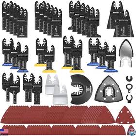 B0dcgbcl7z Ryobi 136 Pcs Oscillating Tool Blade Kit Multi Blades For Wood And Metal