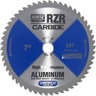 Rzr-7-54-nf Champion Carbide Blade Cuts Aluminium
