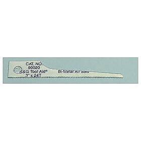 90020 S & G Tool Aid Air Saw Blades 3 Inch Scrollx 24tpi And