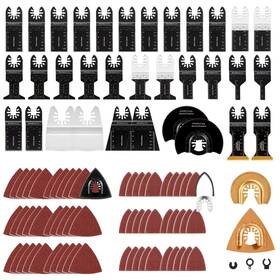 Sabl0002 Sawviva 100 Pack Oscillating Saw Blades Tool With Sandpaper Dura