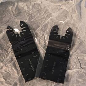 Os5410 Scowell 2 Pack Hcs Plunge Oscillating Multi Tool Saw Blades For Wood And Plastic