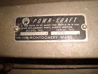 Scroll Kraft Vintage Powr Montgomery Ward Motor