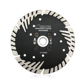 A031050858 Shdiatool Diamond Turbo Blade Dia 5 Inch With Slant Protection Teeth Cutting