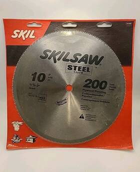 2126332 Skil Circular Saw Blade 200 Teeth 10 Inch Plywood Plastic Laminates 5/8 Arbor New