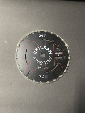 K909 Skil Saw Skilsaw 7 1/4 Inch Circular Blade 24 Teeth