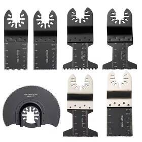 Skyshalo 445008092009 50 Pcs Oscillating Saw Blades Quick Release Multitool Kit Hcs Tool Blad
