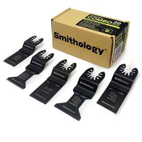 Smithology 065013493107 20pcs Universal Metal/wood Oscillating Saw Blades Combo Pack 4 Bi-metal Bla