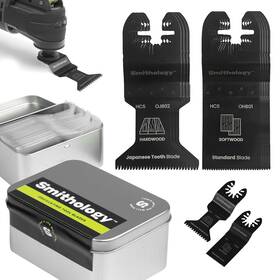 Smtobv01-24 Smithology 24pcs Oscillating Saw Blades 6 Japanese Tooth And 18 Standard Multi Tool Ki