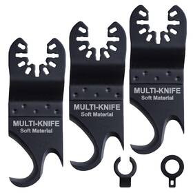 Hkbas-1860-fba Speedwox 3 Pcs Multi Tool Saw Blades Oscillating Hook Knife Blade Oscillati