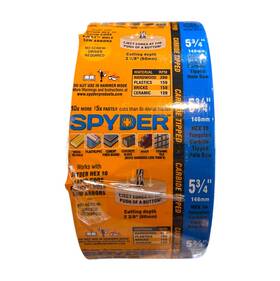 600116cf Spyder Hole Saw 5 3/4 Inch Tungsten Carbide Non-arbored