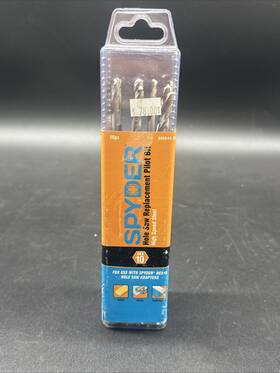600645-10 Spyder 1/2 In Hole Saw Arbor Pilot Bit Hss Hex10 Quick Change 10-pack