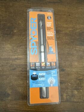 600646p Spyder 1/2 In Hole Saw Arbor Pilot Bit Tct Hex10 Quick Change