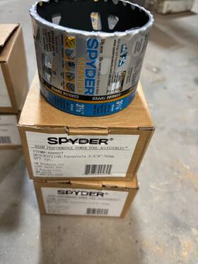 600927cf Spyder 2- 3-5/8 Tarantula Hole Saw