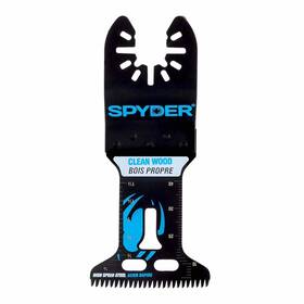 70009 Spyder 2.5 Inch X 2 Hss Clean Wood Cutting Oscillating Tool Blade