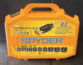 911429 Spyder Carbide-tipped Arbored Adjustable Hole Saw Kit Set 14-piece
