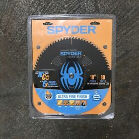 13026 Spyder Tarantula 10inch 80 Tooth Circular Saw Blade 5/8inch Arbor Fine Finish
