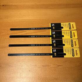 15-924a Stanley 15-924 New Flexible Carbon Steel Hacksaw Blade 24tx12 Inch - 8 Blades