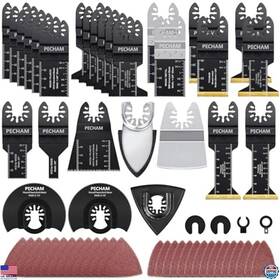B0dpzzk625 Stanley 128pcs Oscillating Tool Blades Set For Wood Metal Sandpaper Multi-tool