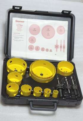 Kv1095 Starrett 7/8 Inch To 4-3/4 Saw Dia. Max Cutting Depth Hole Kit New
