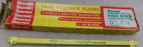 Sf1214 Starrett 12 X 1/2 .025 Inch Hand Hack Saw Blades 14t Hss Lot Of 10 #376d
