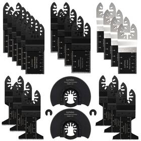 Sking-03 Supking 24pcs Metal Wood Oscillating Saw Blades Multi Tool Universal Quick Release Bl