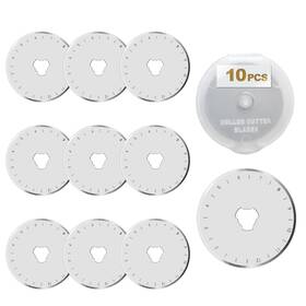 Rcb1 Sxusotg 10 Pcs 45mm Rotary Cutter Replacement Blades Ultra-sharp And Durable