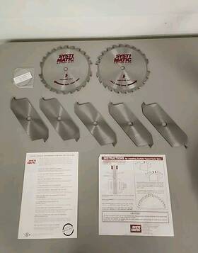 8ds22-fine Systi Matic 8 Inch 5/8 Blade Dado Set 37155 Usa
