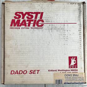 1710 Systimatic Systi Matic Carbide Tipped Dado Saw Blade Set 6 Inch 16 Tooth 5 Two Wing Chippers