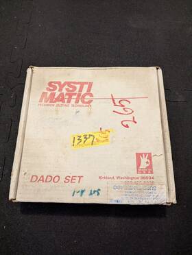 1775 Systimatic Vintage Superfine Dado Saw Blade Set Precision Cutting 42 Tooth 8 Inch