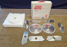 37152 Systimatic Dado Saw Blade Set Precision Cutting 8 Inch Ds 22 Teeth 2 Chipper