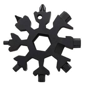 Sf-6522 Tantrum Tow Ropes 18-in-1 Snowflake Multi-tool Screwdriver Stainless Steel 18-1 Multitool Snow