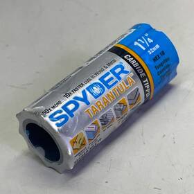 600899 Tarantula Spyder Carbide Tip Hole Saw 1-1/4 Inch Black
