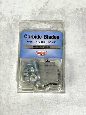 470-15b Taylor Tools Carbide Blades 6 Pack 1 Inch X1 Replacements For Ez Scrape