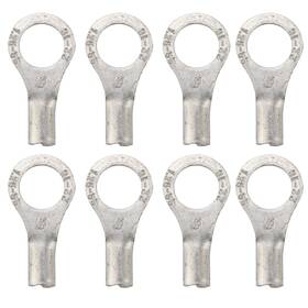 Ic434n Teansic 100pcs #10 Pure Copper Ring Terminals Awg22-16 Wire Lugs Battery Cable Term Inch