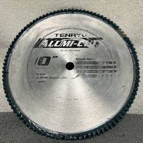 Ac-255100dn Tenryu 10 Inch X 100t 5/8 Arbor Alumi-cut Blade Used