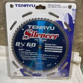 Sl-21660 Tenryu America Inc Silencer Steel 60 Teeth 7000 Rpm Saw Blade 8-1/2 Dia. X 5/8 Inch