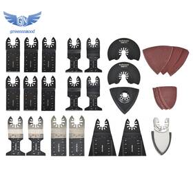Gm1169400md Thomletha 40pcs Oscillating Tool Accessories Kit Quick Release Saw Blades With Sandpaper