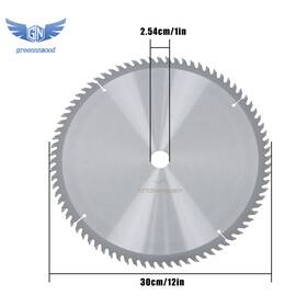 Gm1550200md Thomletha 12inch 80 Tooth 25.44mm Arbor Carbide Saw Blade For Wood With Nails