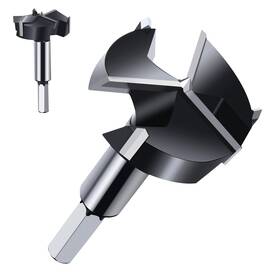 Tiboo202400120031 Tiboo Day 1-3/8 Inch 35mm Forstner Drill Bits 3-cutter Tungsten Carbide Tipped Bi