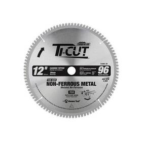 12096-30 Timberline Ti-cut Non-ferrous Aluminum 12 X 96t Tcg 30mm Ct Saw Blade