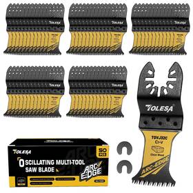 T01601 Tolesa Japanese Tooth Arc Edge Oscillating Saw Blades 50pcs Mult