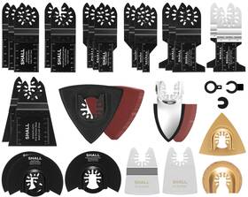 Tools 445008428419 102pcs Oscillating Multitool Blades Saw Quick Release Multi