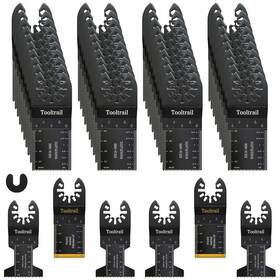 Tlsb0000 Tooltrail 56pcs Oscillating Saw Blades Universal Titanium Tool For W