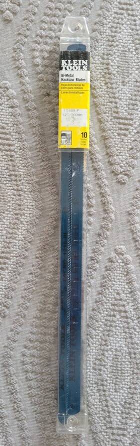 1218bi-p Tpi Klein Tools 10pk Bi-metal 12 In 18 Hack Saw Blades