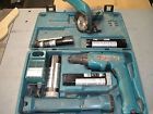 6095d Trim Blades 3 " 8 Makita Driver-flashlight-5090d Batteries-3 Drill -4